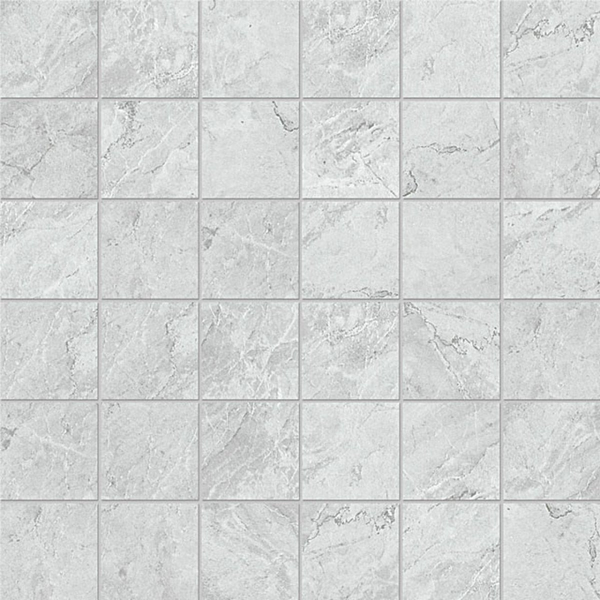 2 X 2 In Malena Ice Matte Glazed Ceramic Mosaic