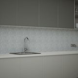 2 X 2 In Malena Ice Matte Glazed Ceramic Mosaic