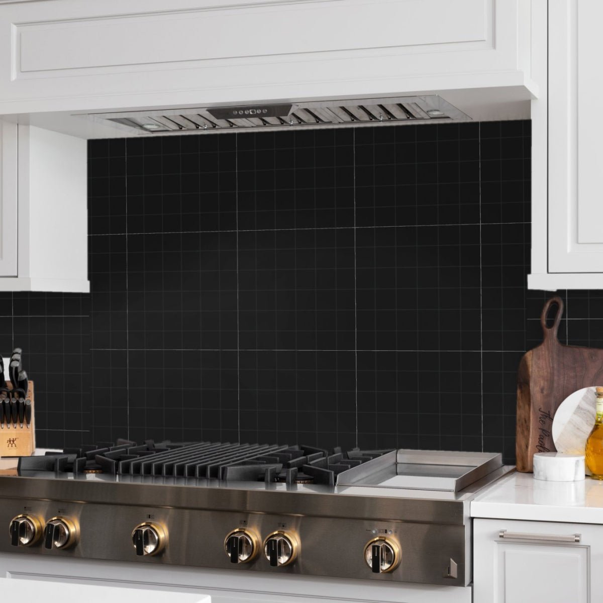 2 X 2 In Prima Charcoal Matte Unglazed Porcelain Mosaic
