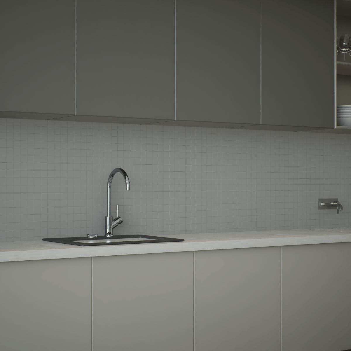 2 x 2 in Prima Mica Matte Unglazed Porcelain Mosaic