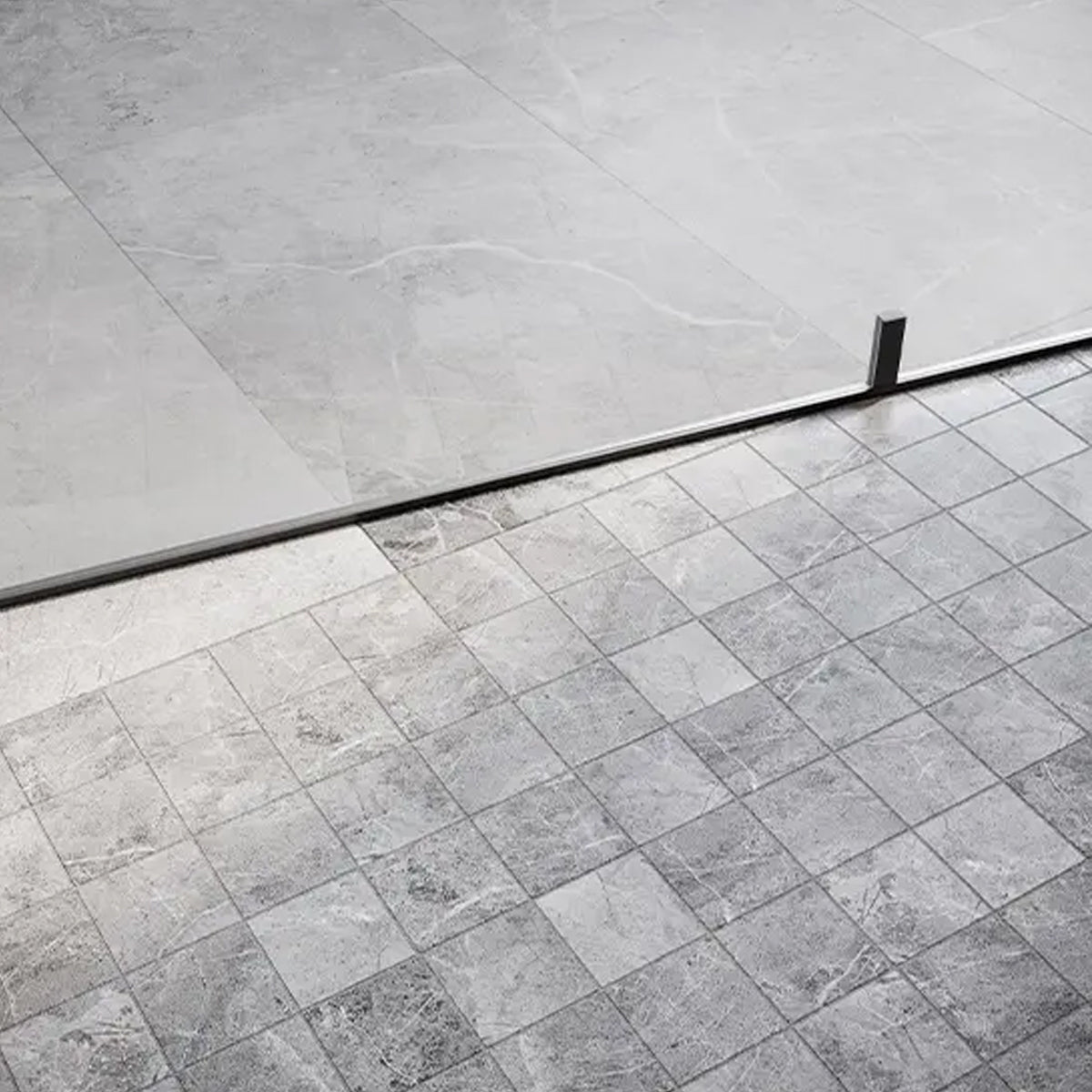 2 X 2 In Regency Carbon Matte Glazed Porcelain Mosaic