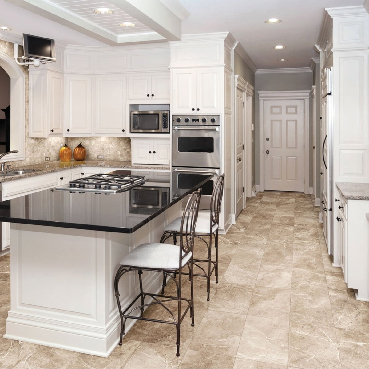 2 X 2 In Regency Ivory Matte Glazed Porcelain Mosaic