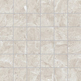 2 X 2 In Regency Ivory Matte Glazed Porcelain Mosaic