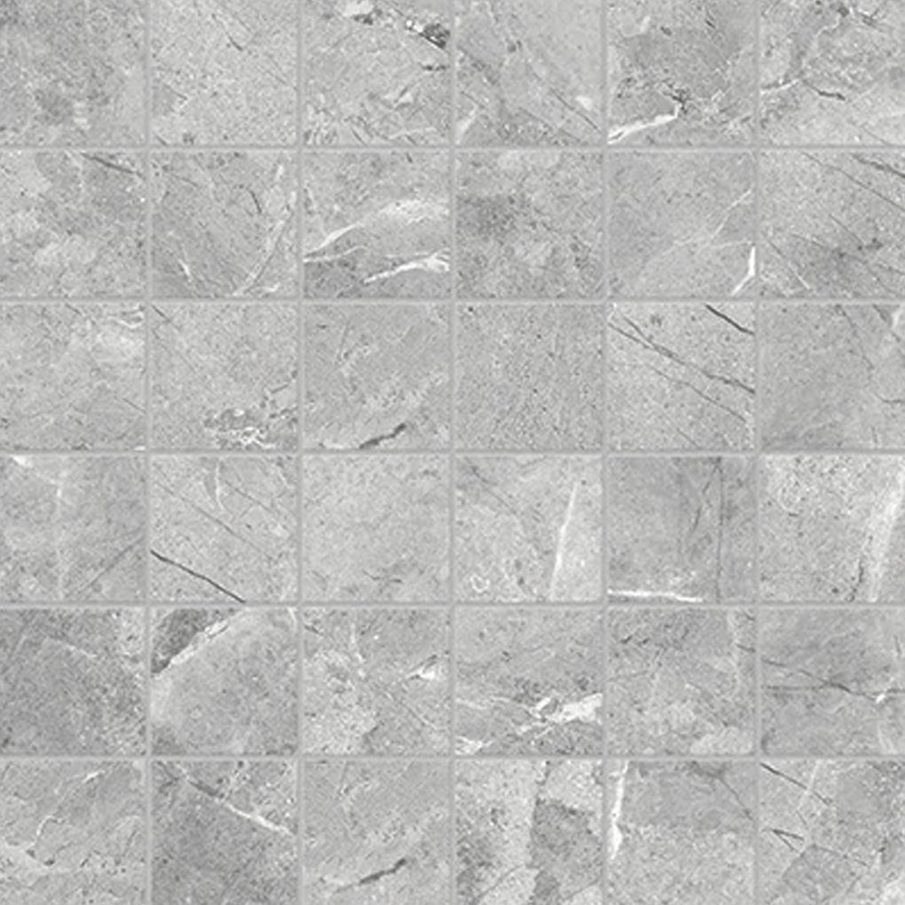 2 x 2 in. Regency Mica Matte Glazed Porcelain Mosaic
