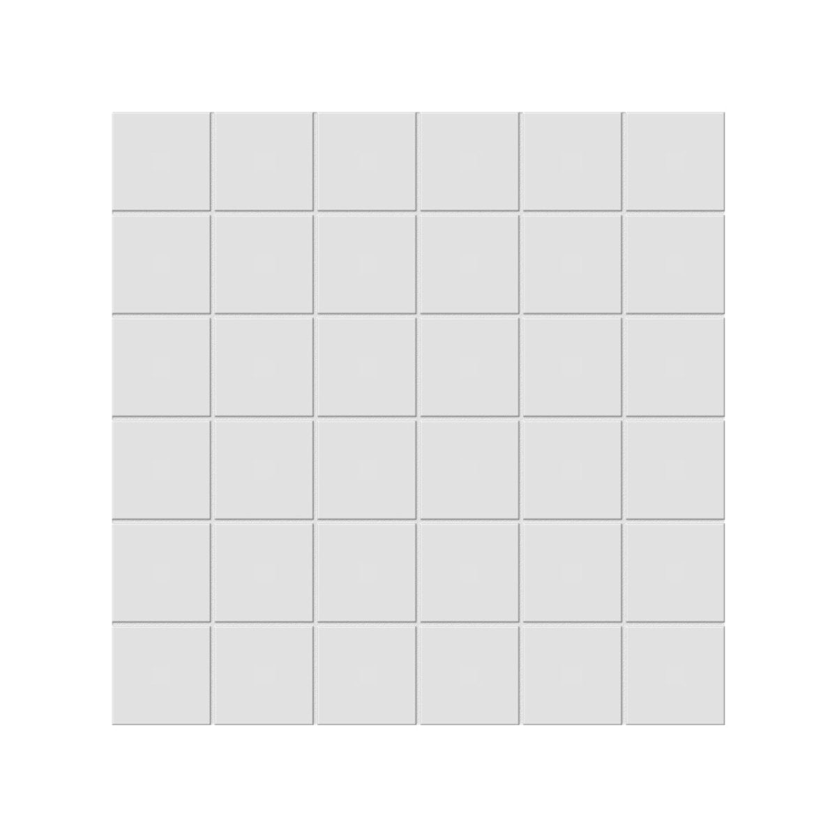 2 X 2 In Soho Gallery Grey Matte Glazed Porcelain Mosaic