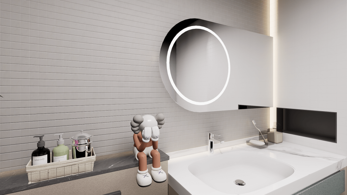 2 X 2 In Soho Halo Grey Matte Unglazed Porcelain Mosaic