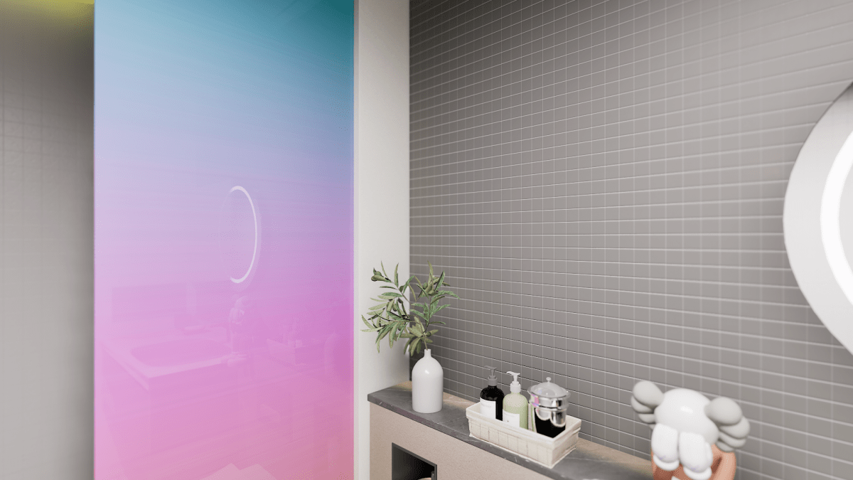 2 X 2 In Soho Loft Grey Matte Glazed Porcelain Mosaic