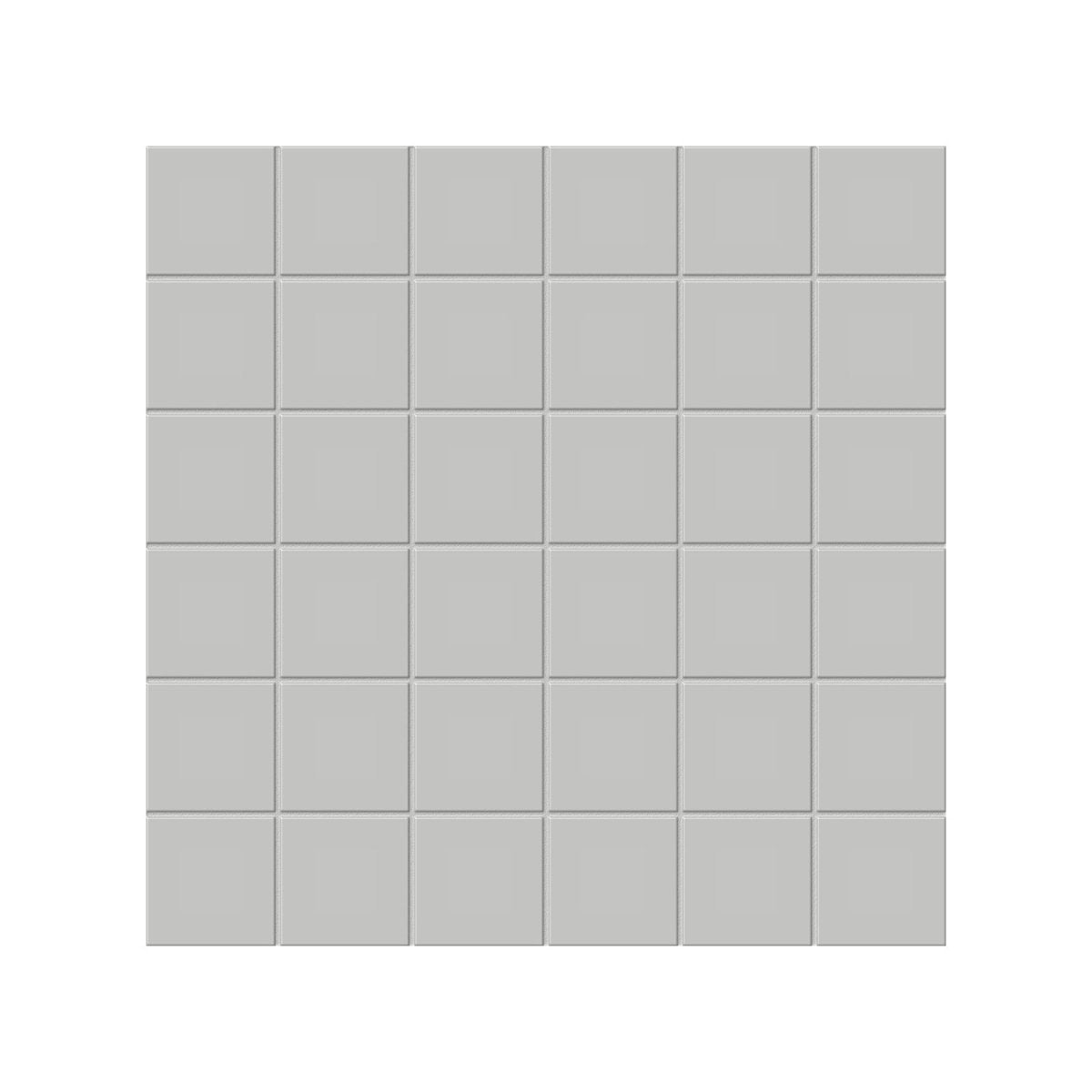 2 X 2 In Soho Loft Grey Matte Glazed Porcelain Mosaic