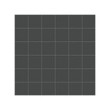 2 X 2 In Soho Retro Black Matte Glazed Porcelain Mosaic