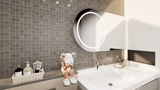 2 X 2 In Stark Carbon Polished Marble Mosaic