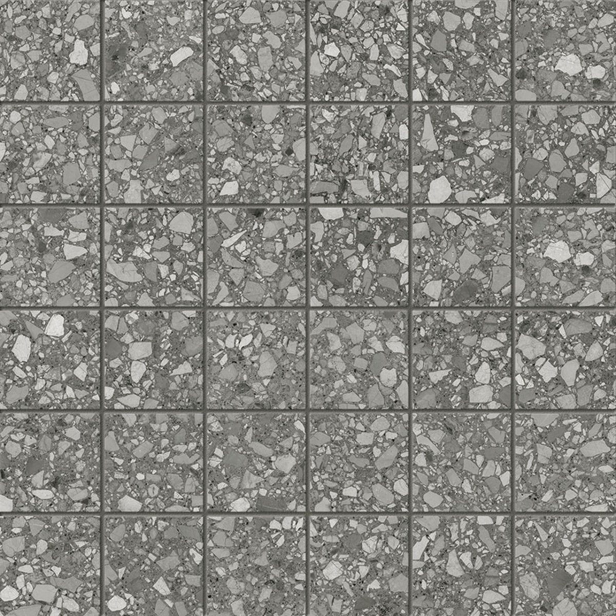 2 X 2 In Station Shadow Matte Color Body Porcelain Mosaic