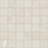2 x 2 in. Torino Avorio Matte Glazed Porcelain Mosaic