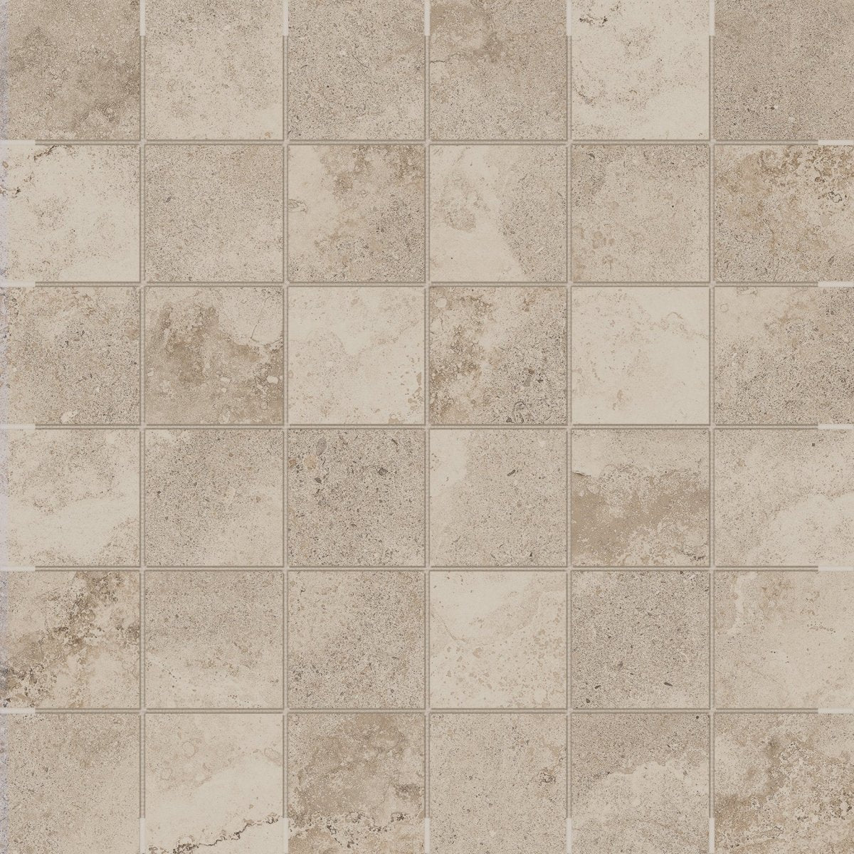 2 x 2 in. Veneta Ardesia Matte Glazed Porcelain Mosaic