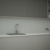 2 X 2 In Zera Annex Bianco Matte Color Body Porcelain Mosaic