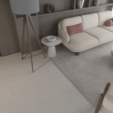 2 X 2 In Zera Annex Bianco Matte Color Body Porcelain Mosaic