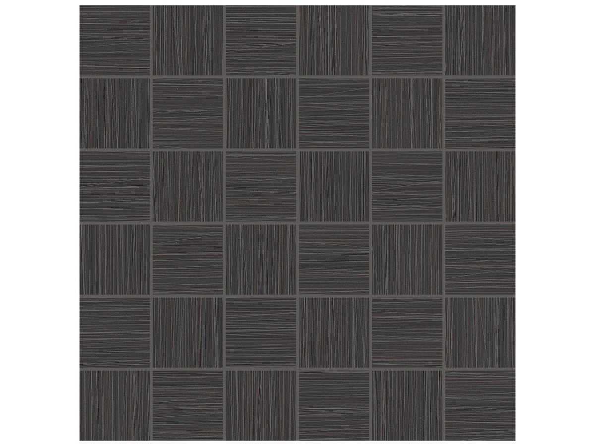 2 X 2 In Zera Annex Carbon Matte Color Body Porcelain Mosaic