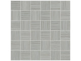 2 X 2 In Zera Annex Silver Matte Color Body Porcelain Mosaic