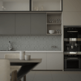 2 X 2 In Zera Annex Silver Matte Color Body Porcelain Mosaic