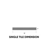 2 x 36 in. Marmiline Shadow Polished Engineered Stone Threshold