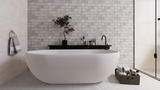 2 X 4 In Brick Ivory Tumbled Travertine Mosaic