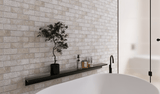 2 X 4 In Brick Ivory Tumbled Travertine Mosaic
