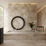 2 X 4 In Brick Picasso Tumbled Travertine Mosaic