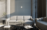 2 X 5 In Picket Soho Loft Grey Glossy Glazed Porcelain Mosaic