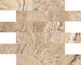 2 X 6 In Brick Antico Classic Matte Glazed Porcelain Mosaic