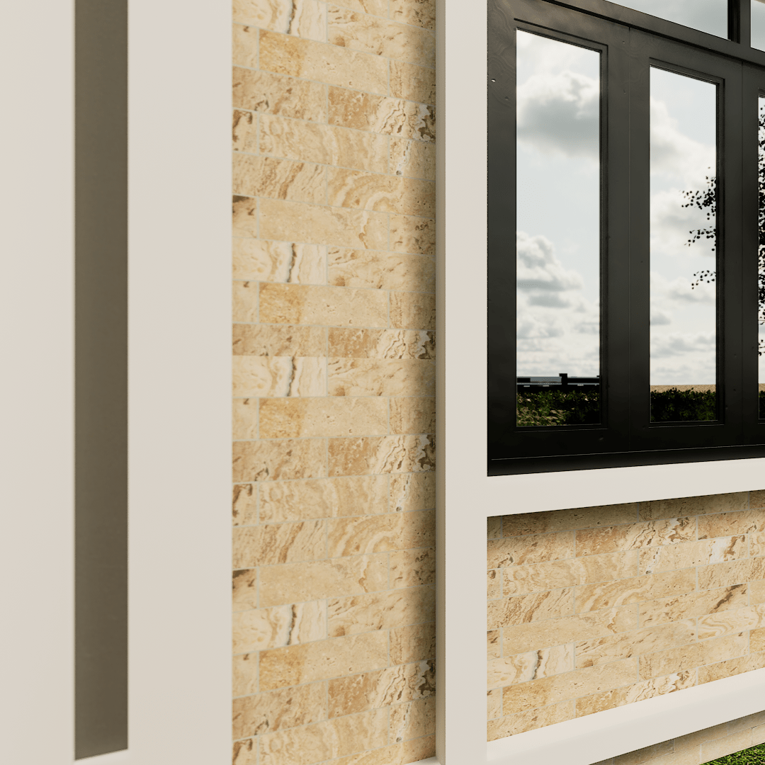 2 X 6 In Brick Antico Classic Matte Glazed Porcelain Mosaic