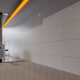 2 X 6 In Brick Soho Canvas White Matte Glazed Porcelain Mosaic