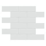 2 X 6 In Brick Soho Gallery Grey Matte Glazed Porcelain Mosaic