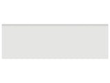 2 X 6 In Soho Canvas White Matte Glazed Ceramic Bullnose