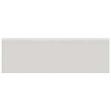2 x 6 in Soho Halo Grey Glossy Glazed Ceramic Bullnose