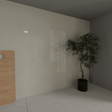 2 x 6 in Soho Soft Sage Glossy Glazed Ceramic Bullnose