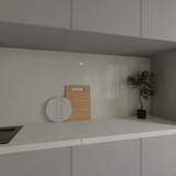2 x 6 in Soho Soft Sage Glossy Glazed Ceramic Bullnose