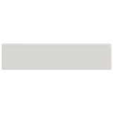 2 x 8 in. Soho Halo Grey Glossy Glazed Ceramic Bullnose Trim