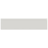 2 X 8 In Soho Halo Grey Matte Glazed Ceramic Bullnose