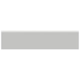 2 x 8 in. Soho Loft Grey Glossy Glazed Ceramic Bullnose Trim