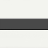 2 x 8 in. Soho Retro Black Glossy Glazed Ceramic Bullnose Trim
