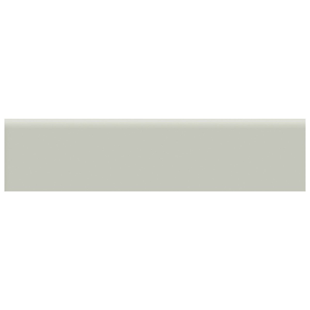 2 x 8 in. Soho Soft Sage Glossy Glazed Ceramic Bullnose Trim