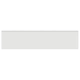 2 x 8 in. Soho Vintage Grey Glossy Glazed Ceramic Bullnose Trim