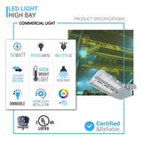 200 Watt LED Explosion Proof Area Light, STA124 Series, Dimmable, 5000K, 26000LM, AC100-277V, IP66, Hazardous Location Lighting Fixtures