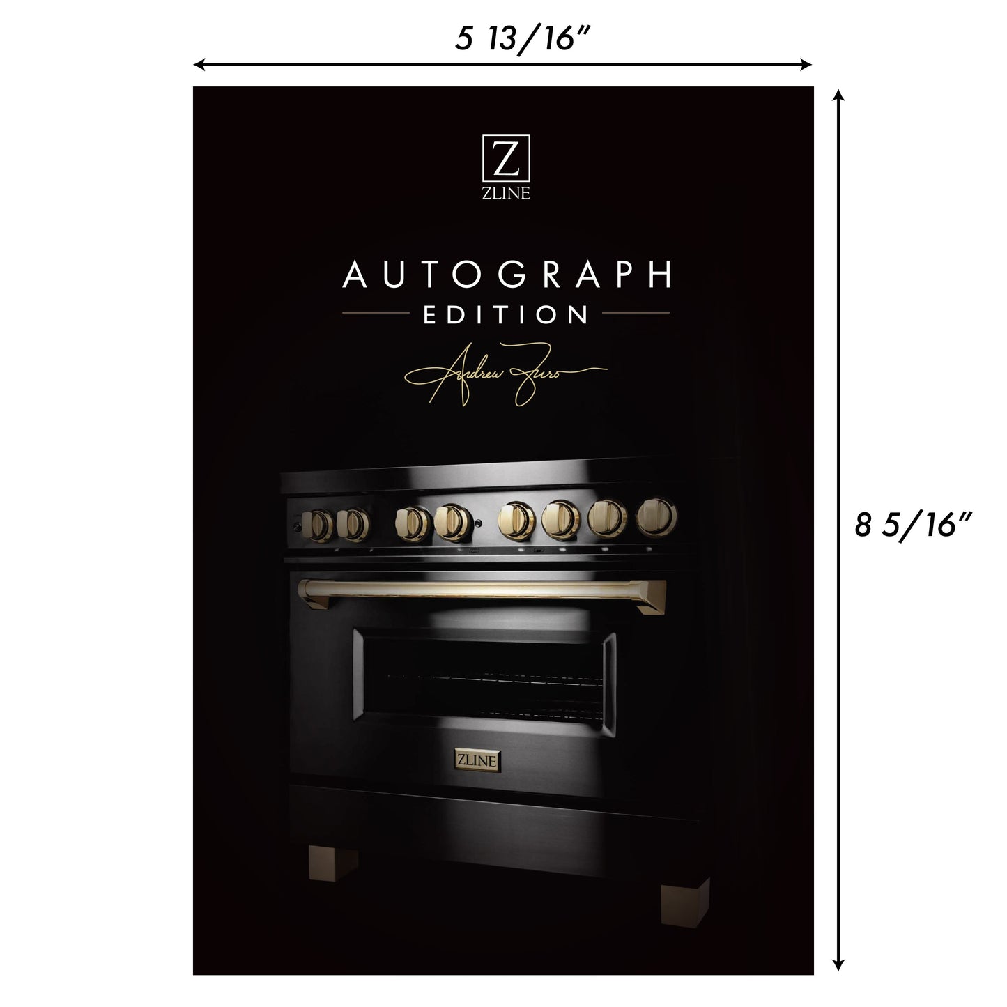 ZLINE 30" Autograph Edition Kitchen Package with Stainless Steel Dual Fuel Range and Range Hood with Matte Black Accents (2AKP-RARH30-MB)