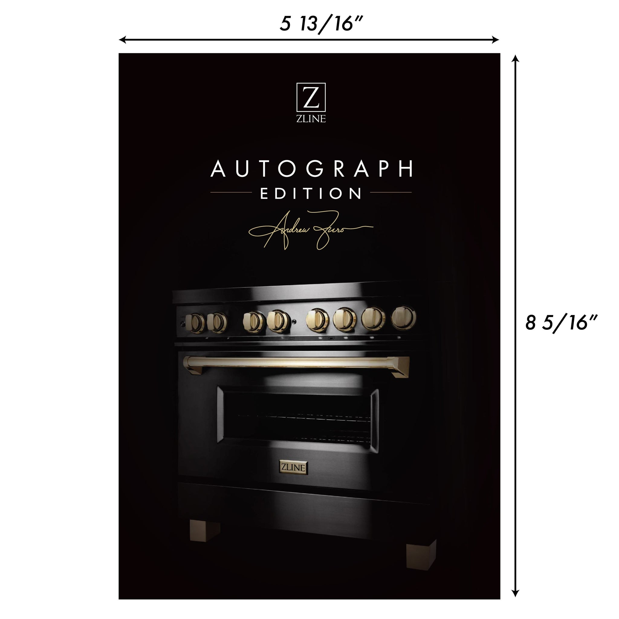 ZLINE 30" Autograph Edition Kitchen Package with Stainless Steel Dual Fuel Range and Range Hood with Matte Black Accents (2AKP-RARH30-MB)