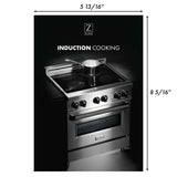 ZLINE 30" Autograph Edition Kitchen Package with Stainless Steel Dual Fuel Range and Range Hood with Matte Black Accents (2AKP-RARH30-MB)