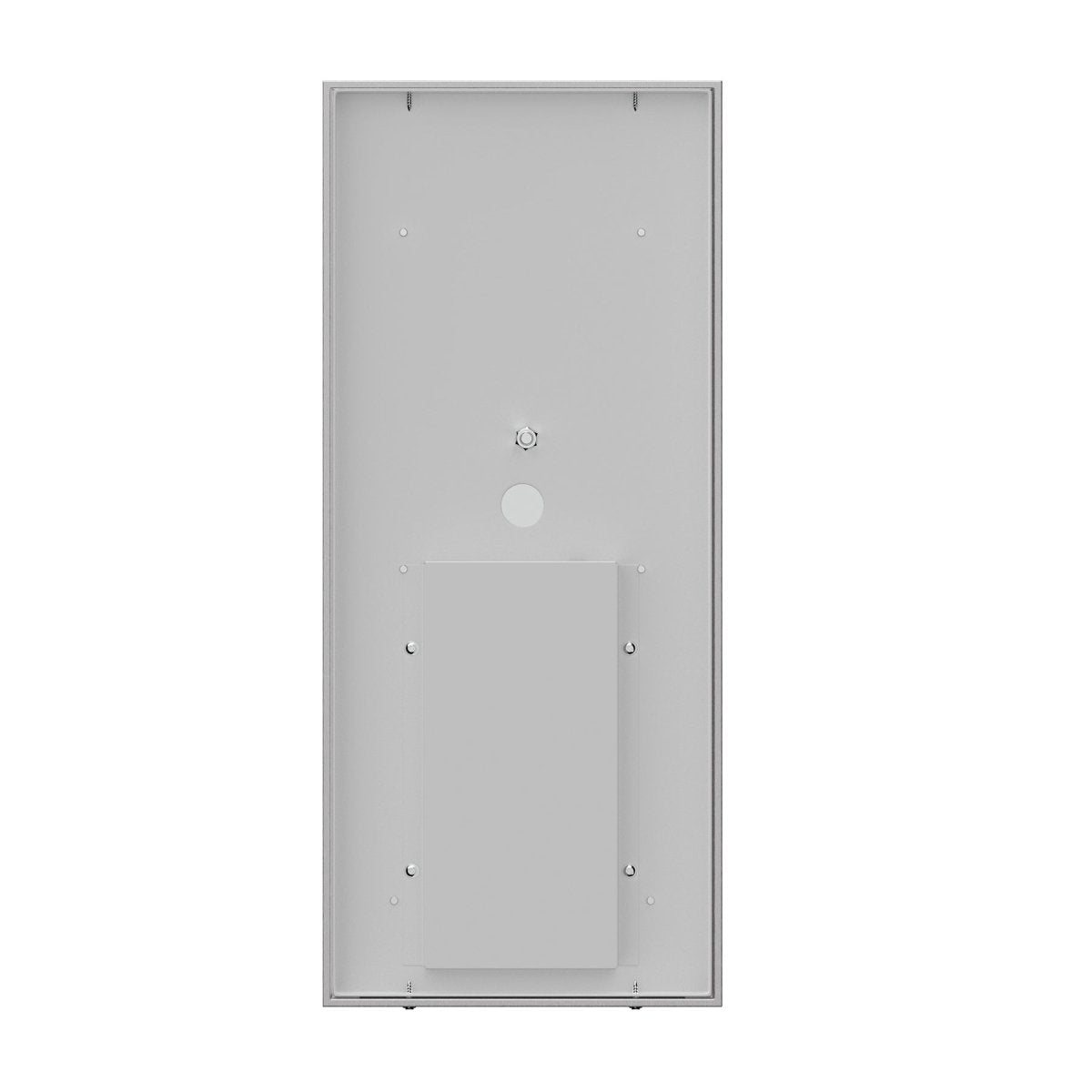 20W Modern LED Outdoor Wall Sconce Light 5000K 600LM White Acrylic Shade, 120-277V Non-Dimmable, ETL Listed, Wet Location, Painted Silver Finish