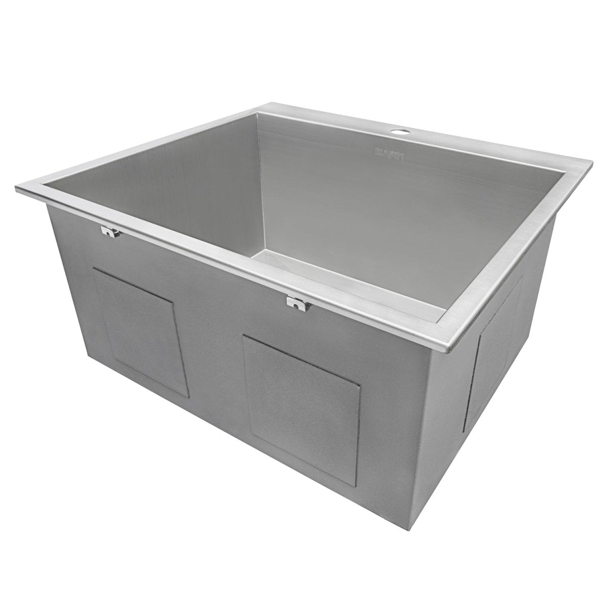 22 Inch Topmount Laundry Deep Utility Sink 16 Gauge Stainless Steel