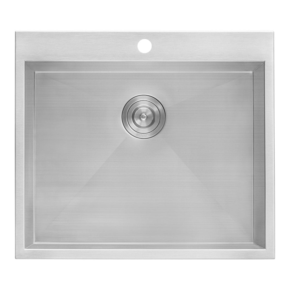 22 Inch Topmount Laundry Deep Utility Sink 16 Gauge Stainless Steel