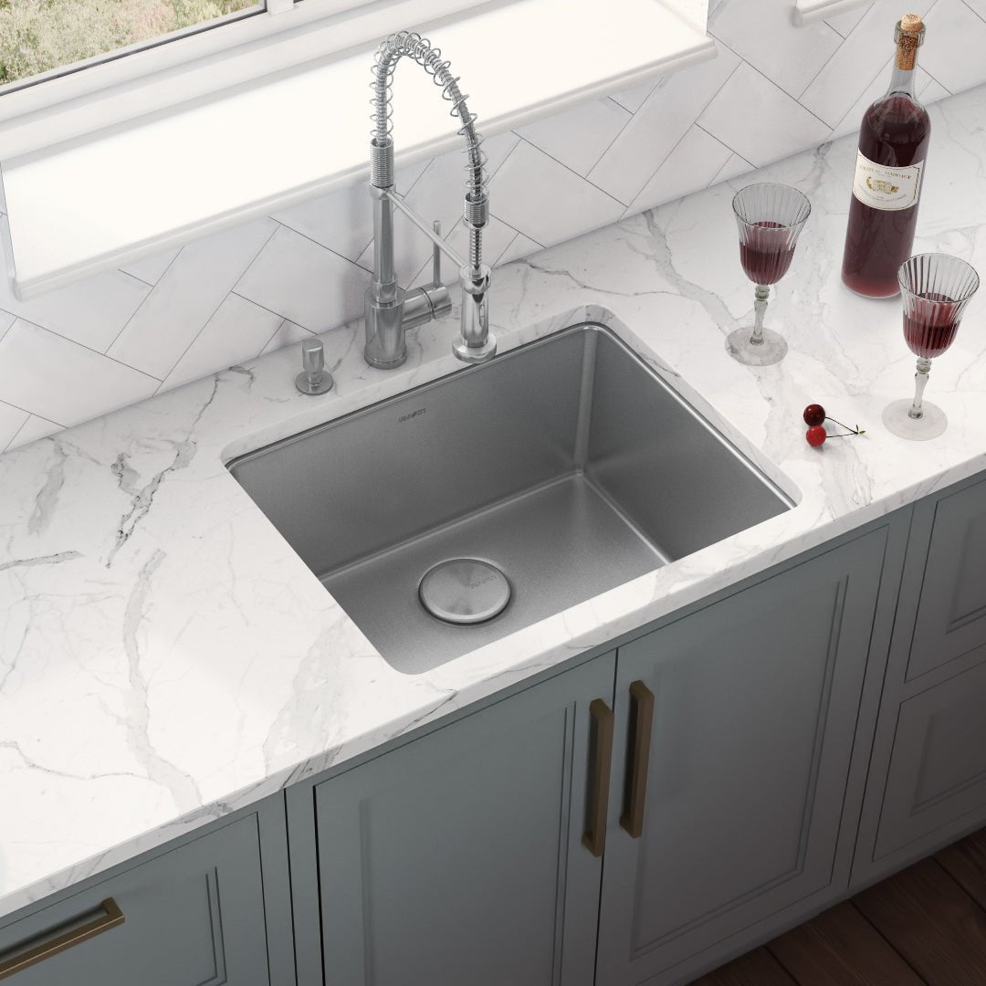 23-inch Undermount Kitchen Sink 16 Gauge Stainless Steel Single Bowl