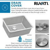 23-inch Undermount Kitchen Sink 16 Gauge Stainless Steel Single Bowl